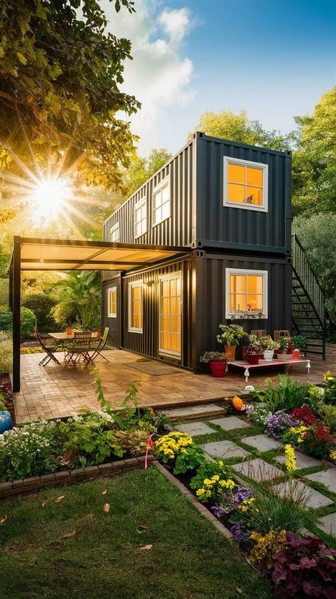 Shipping Container Homes Australia, Container Project, House Layout Design, Container Home Designs, Retirement House Plans, Sea Container Homes, Shipping Container Architecture, Shipping Container Home Designs, Smart House