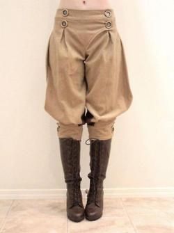 Traditional jodhpurs from Steampunk Couture! Moda Steampunk, Mode Steampunk, Victorian Steampunk, Steampunk Costume, Steampunk Clothing, Jodhpur, Dieselpunk, Fantasy Clothing, Steampunk Fashion