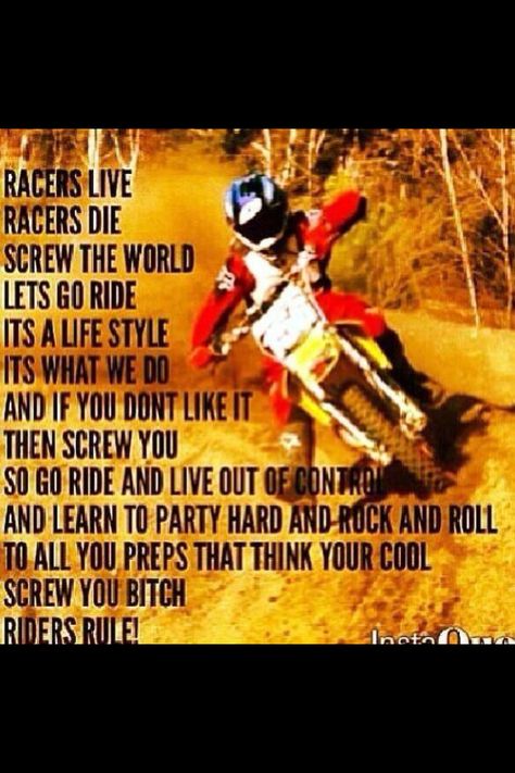 !!! Motocross Quotes, Dirt Scooter, Dirt Bike Riding, Dirt Bike Quotes, Racing Quotes, Motocross Love, Dirt Bike Racing, Riding Quotes, Bike Quotes