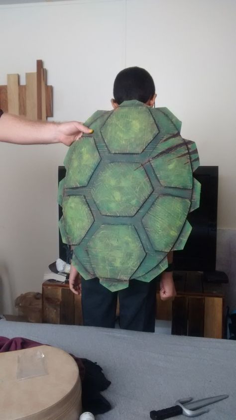 Kids Ninja Turtle Costume, Diy Ninja Turtle Costume, Birthday Decorations Diy, Ninja Turtle Shells, Teenage Mutant Ninja Turtles Costume, Ninja Turtles Costume, Turtle Costume, Turtle Shells, Ninja Turtle Costume