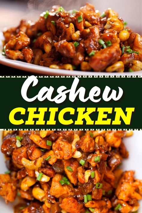 This cashew chicken recipe rivals any takeout order! It's savory, nutty, satisfying, and delicious. The best part is, you can have it ready in 30 minutes. Easy Cashew Chicken Recipe, Easy Cashew Chicken, Cashew Chicken Sauce, Cashew Chicken Stir Fry, Chicken Cashew Stir Fry, Cashew Recipes, Cashew Chicken Recipe, Better Than Takeout, Cashew Chicken