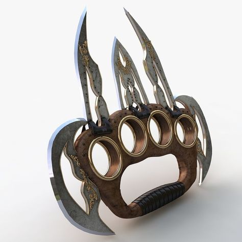 Brass Knuckle Design, Brass Knuckle Aesthetic, Brace Knuckles, Xbox Portable, Avatar Airbending Poses, Armory Room, Apocalypse Survival Gear, Brass Knuckle, Funny People Pictures