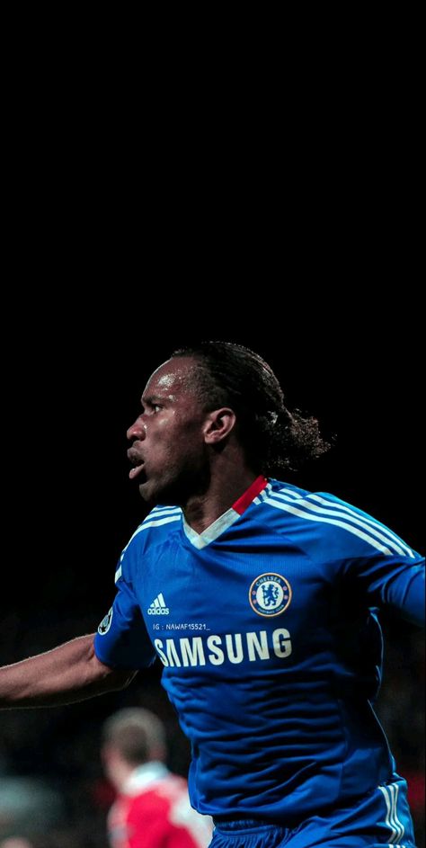 Drogba Wallpaper, Chelsea Football Club Wallpapers, Chelsea Fc Wallpaper, Soccer Wallpapers, Chelsea Wallpapers, Football Pics, Didier Drogba, Retro Football Shirts, Football Icon