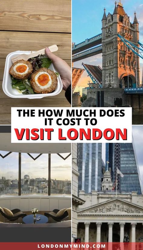 Planning your London trip and curious what it costs to visit London in total? Use this cost calculator to figure out your London trip cost. London Trip Planning, Travel To London, Best Markets In London, Cost Calculator, London Bucket List, Day Trips From London, Travel Guide London, London Attractions, London Trip