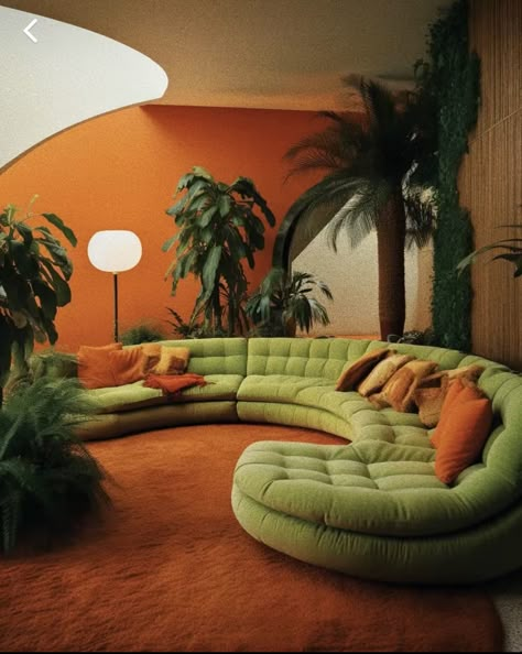 70s Room, 70s Living Room, 70s Interior Design, 80s Interior Design, 80s Interior, 70s House, 70s Interior, Retro Interior Design, 70s Home