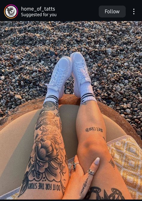 Neck Tattoos Women, Wicked Tattoos, Leg Tattoos Women, Cute Tattoos For Women, Time Tattoos, Black Ink Tattoos, Dope Tattoos, Simplistic Tattoos, Piercing Tattoo