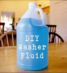 Fight Windshield Grime With Homemade Washer Fluid! Homemade Windshield Washer Fluid, Rubbing Alcohol Uses, Windshield Washer Fluid, Cleaning Stuff, Homemade Cleaners, Homemade Cleaning Products, Homemade Products, Homemade Cleaning, Natural Cleaners