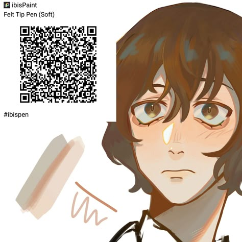 Ibispaintx brush QR code brushes/Bungostraydogs/dazai osamu Samdoesart Brushes Ibispaint, Ibispaint Brush Code Fur, Ibispaintx Brushes Shading, Render Brush Qr Code, Ibispaint X Brushes Qr Code Coloring, Procreate Ibispaint Brush, Xaellebae Brush Code, Ibis Qr Code Brush, Coloring Ibis Paint Code