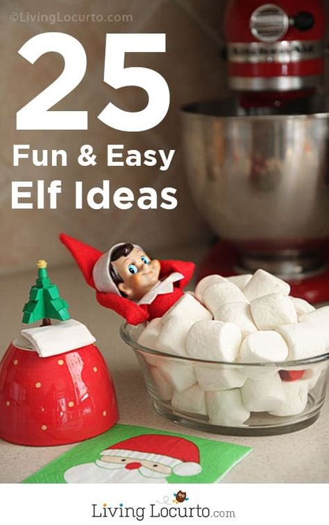 Over 25 of BEST Elf On The Shelf Ideas! Free printables, cute elf arrival ideas and new ideas for moving your Christmas elf. Cute and easy holiday activities for kids. Over a month of elf ideas! #elfontheshelf #elf Elf Arrival Ideas, Elf Printables, Elf Arrival, Elf Shelf, Easy Elf, Santa Gift Tags, Elf Letters, Awesome Elf On The Shelf Ideas, Holiday Activities For Kids