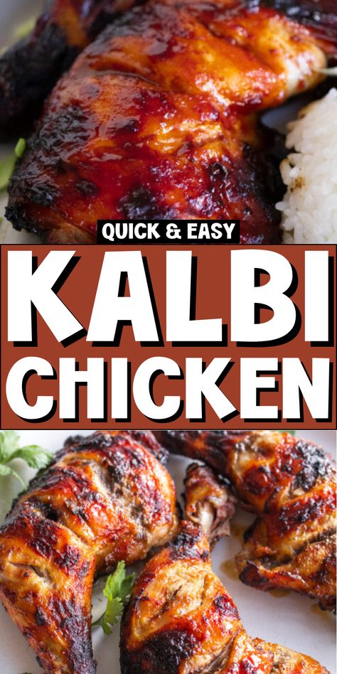 Discover our delicious Kalbi Chicken Legs in Air Fryer recipe! Perfect for fans of chicken recipes, these chicken leg quarters are infused with a savory kalbi marinade. This kalbi recipe delivers juicy chicken with a crispy chicken finish, ideal for asian dishes. Enjoy this easy and flavorful addition to your collection of air fryer recipes. You can also try it with boneless chicken for a versatile and mouth-watering marinated chicken dish. Chicken Legs In Air Fryer, Kalbi Recipe, Kalbi Marinade, Chicken Sides, Chicken Leg Quarter Recipes, Cabbage Side Dish, Braised Kale, Leg Quarters, Chicken Leg Quarters