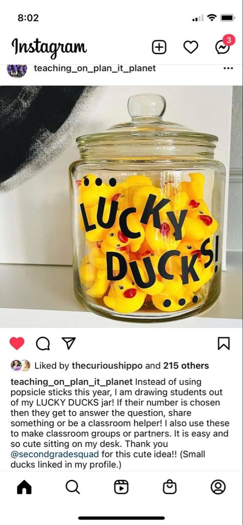 Lucky Ducks Classroom Jar, Lucky Ducks Classroom, Duck Themed Classroom, Classroom Swear Jar, Lucky Ducks Classroom Management, Classroom Reward Jar Ideas, Teacher Reward Jar, Classroom Reward Jar, Elementary Health Lessons