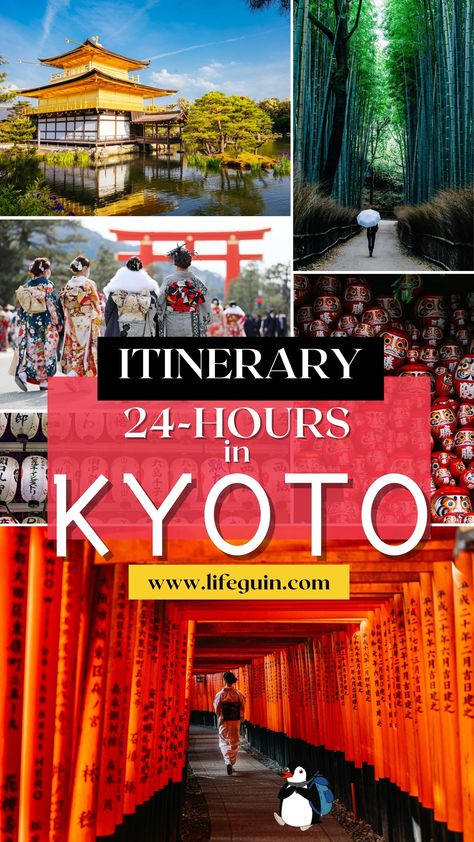 In one day, you can still see a lot in Kyoto. Here are the spots you should not miss. Read now. Explore later. One Day In Kyoto, Kyoto Itinerary 1 Day, Tokyo Marathon, Kyoto Itinerary, Japan Holiday, Vacation 2024, Japan 2023, Japan Holidays, Tokyo Japan Travel