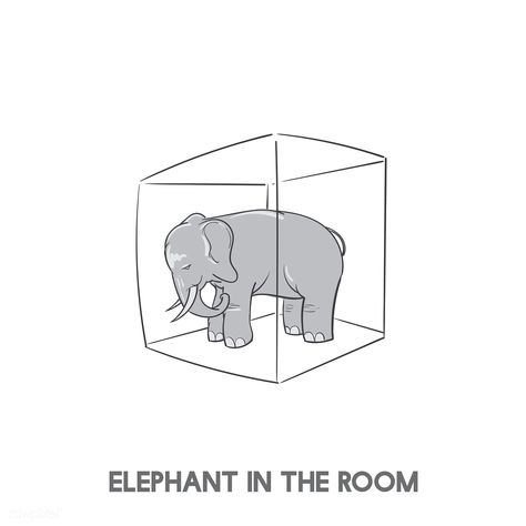 Elephant in the room | free image by rawpixel.com Room Drawing, Elephant Images, Elephant In The Room, Elephant Illustration, Elephant Room, Cage The Elephant, Elephant Drawing, Free Illustration Images, Elephant Tattoo