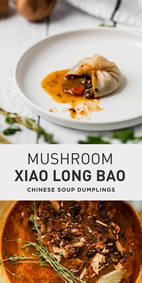 Soup Dumplings Vegetarian, Xio Long Bao Soup Recipes, Vegan Soup Dumplings Recipe, Asian Soup Dumplings, Veggie Soup Dumplings, Vegetarian Soup Dumplings, Vegetarian Dumplings Filling, Vegan Soup Dumplings, Vegan Xiao Long Bao