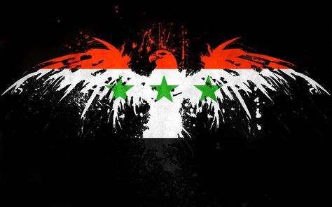 Syrian flag of independence by https://www.deviantart.com/onexproof on @DeviantArt Red Flag Wallpaper, Syria Wallpaper, Syrian Flag, Syria Flag, Flag Wallpaper, African Wall Art, Flag Vector, Wallpaper Space, Flag Background