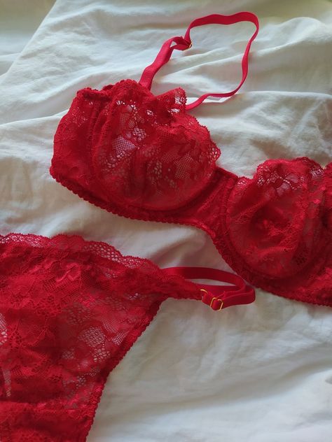 Bridal Wardrobe, Bra Outfit, Bridal Bra, 18th Century Clothing, Red Bra, Century Clothing, Lingerie Outfits, Pretty Lingerie, Red Aesthetic