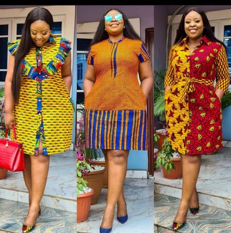 Atampa Styles, Classy African Dresses, Short Gown Style, African Print Styles, African Maternity, Ankara Short, Ankara Short Gown Styles, African Fabric Dress, Ankara Designs