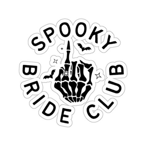 ️🎃 Embrace the hauntingly beautiful journey to matrimony with our "In My Spooky Bride Era" sticker - the quintessential bachelorette gift for the bride-to-be with a love for all things Halloween! As she revels in the engagement bliss and prepares for her Halloween-themed bachelorette bash or bridal shower. Dark Themed Bachelorette Party, Haunted Bachelorette Party, Spooky Bridal Shower Ideas, Gothic Bridal Shower Ideas, She Found Her Boo, Spooky Bachelorette Party, Bride Stickers, Spooky Bride, Halloween Bachelorette Party