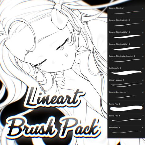 Free Procreate Brush Packs, Procreate Brush Settings Free, Procreate Lineart Brush Tutorial, Procreate Brushes Free Download Anime, Procreate Drawing Brushes Free, Best Lineart Brushes Procreate, Painting Ideas On Procreate, Procreate Anime Brushes Free, Line Art Brush Procreate