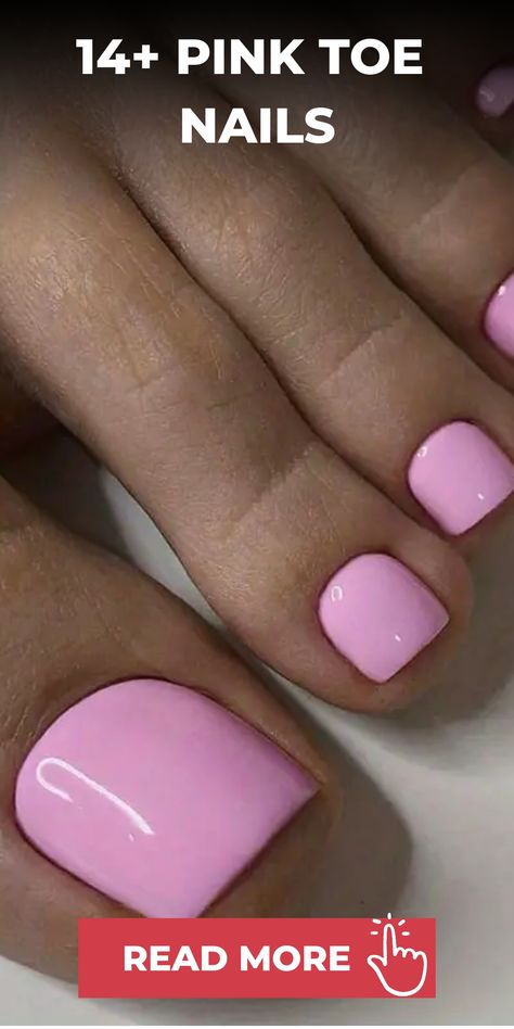 Embrace the summer season with chic pink toenails that bring cheer and femininity to your look! Pink toe nails are a fun way to express your playful side and add a lovely touch to your pedicure routine. Whether you opt for soft pastel hues for a subtle elegance or vibrant neon shades for a striking look, pink toenails offer versatility and timeless style. Light Pink Toe Nails, Pink Toe Nail Designs, Pink Toenails, Pedicure Routine, Pink Toe Nails, Easy Nail Designs Summer, Fake Toenails, Elegant Manicure, Retro Nails