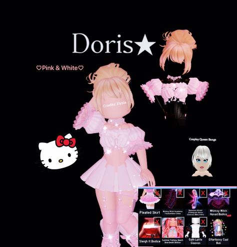 Rh fits for you to steal 🍒 HOW TO DO THE BODICE T Ww toggle (10) color the middle cindler your skin color! Smf bod last 2 colors color them your skin color. Sleigh it toggle (1) OA sleeves the one with ribbon/laces (any color)! FYI: IF YOU WILL REPOST PLEASE GIVE CREDITS TO ME🩷 YOU CAN WEAR ANY HAIR! (Add prescription glasses if you want)! ★! If you have any question pleas comment so i can answer! Appreciated<333 Royale Outfits, Rh Fits, Ribbon Laces, Royal Clothing, Aesthetic Roblox Royale High Outfits, Royale High, Prescription Glasses, Skin Color, Bodice