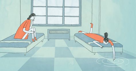 A patient with mania was told that nobody forms lasting friendships in a psychiatric hospital, but she adored her roommate too much to listen. - The New York Times Psychiatric Ward, Nurses Station, Psychiatric Hospital, Psychiatric Nursing, Complicated Love, Funny Feeling, Mental Hospital, Crazy Friends, Lack Of Sleep