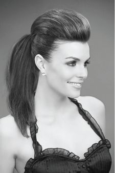 Pompadour Ponytail via www.sexyhair.com Pompadour Ponytail, Stylish Ponytail, Pompadour Hairstyle, Ponytail Hairstyle, Quiff Hairstyles, Rockabilly Hair, Peinados Recogidos, Emo Hair, Front Hair Styles