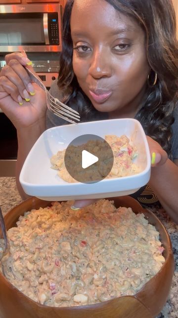 Malik Morrow on Instagram: "Ain’t no cookout without the Tuna Mac Salad 😜. #tuna #macaronisalad #pastasalad #bbqsides #bbq #cookout #potluck #recipes #explore #fypage #foodies #tunasalad #cooking #cookingvideo #cookingathome #mccormick #saladsupreme  1 lb elbow macaroni, 6 hard boiled eggs, 6 cans tuna (drained), 1/2 red onion, 1/2 red pepper, 2 stalks celery, garlic powder, paprika, McCormick Salad Supreme, Tony’s No Salt Creole seasoning, mustard, sweet relish, ranch & Mayo" Tuna And Crab Salad, Macaroni Tuna Salad Recipe Southern, Tuna Recipes Salad, Macaroni And Tuna Salad Recipes, Southern Tuna Macaroni Salad, Macaroni Salad Tuna, Pasta Salad Recipes With Mayo, Seafood Macaroni Salad, Tuna Mac Salad