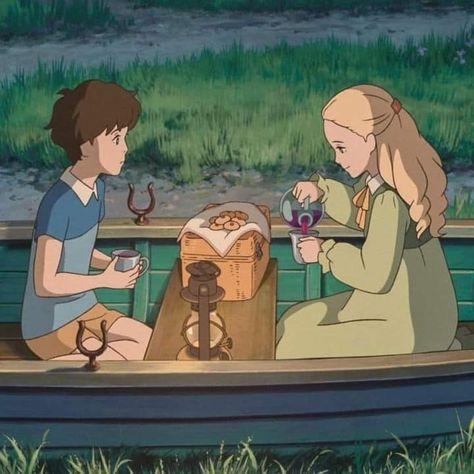 Marnie Was There, When Marnie Was There, Personajes Studio Ghibli, Studio Ghibli Background, Beau Film, Studio Ghibli Characters, Ghibli Artwork, Image Film, Studio Ghibli Movies