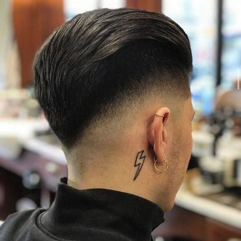 49 Best Mens Haircuts 2021: The Definitive Guide (Pick A New Look) Best Mens Haircuts, Slick Back Haircut, Curly Hair Fade, Red Hair Inspiration, Mens Hairstyles Fade, Crop Haircut, Gents Hair Style, Hair Barber, Mens Hairstyles Thick Hair