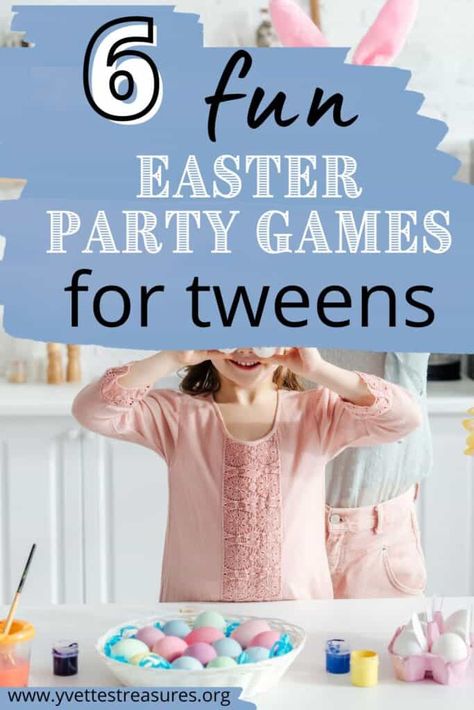 6 Fun Easter Party Games for Tweens To Keep Them Entertained All Night Long - Best Online Gift Store Easter Games For Teens, Easter Class Party, Spring Party Games, Party Games For Teens, Games Ideas For Adults, Fun Easter Games, Easter Party Games, Easter Gathering, Spring Games