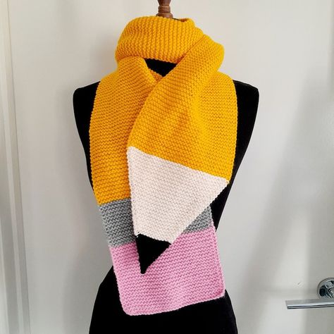 Knit a Pencil Scarf … Makes A Great Gift For Teachers! | KnitHacker Knitted Teacher Gifts, Knit Teacher Gifts, Pencil Scarf, Crochet Scarf For Teacher, Pencil Scarf Knitting Pattern, Crochet Fun Scarf, Piano Scarf Knit Pattern, Teacher Craft, Baby Frocks Designs