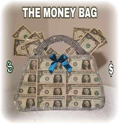 Money Purse Diy, Money Decorations, Money Crown, Money Craft, Money Lei Diy, Money Cakes, Birthday Money Gifts, Money Creation, Secret Sister Gifts