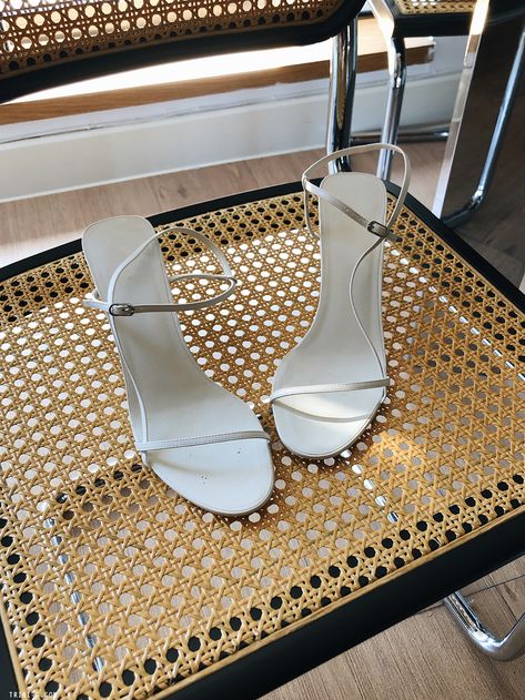 Trini | The Row sandals The Row Bare Sandals, The Row Heels, The Row Shoes, Sandals Photography, The Row Sandals, Lord Help, Minimalist Summer, Street Style Summer, Summer Chic