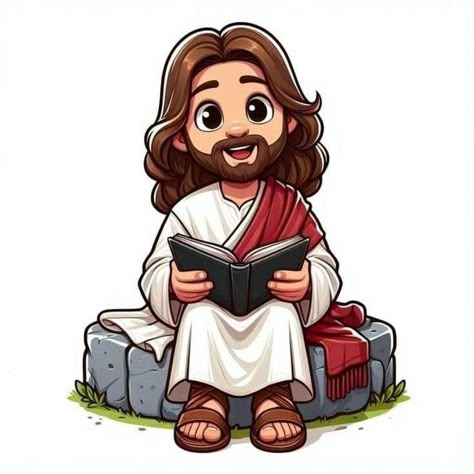 Corpus Cristi, Jesus Kids, Bible Crafts Sunday School, Jesus Cartoon, Christian Cartoons, Alphabet Style, Bible Illustrations, Christian Images, Bible Quotes Images