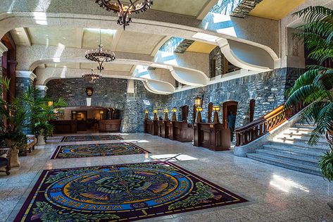 Fairmont Banff Springs: Canada’s Spookiest Hotel - Malorie's Adventures Banff Springs Hotel, The Stanley Hotel, Fairmont Banff Springs, Fairmont Banff, Fairmont Hotel, Ghost Lights, Gates Of Hell, Most Haunted Places, Weird Holidays