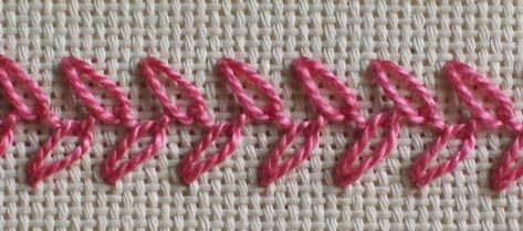 A Rundown of Feather and Fern Stitches Fern Stitch, Embroidery Feather, Types Of Embroidery Stitches, Embroidered Pillows, Hand Embroidered Pillows, Feather Stitch, Embroidery Stitch, Hand Embroidery Projects, Chronological Order