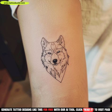 Women Wolf Tattoo Design, Fine Line Wolf Tattoo, Minimalist Wolf Tattoo, Wolf Tattoo Sketch, Wolf Tattoo For Women, Wolf Eye Tattoo, Wolf Face Tattoo, Watercolor Wolf Tattoo, Coyote Tattoo