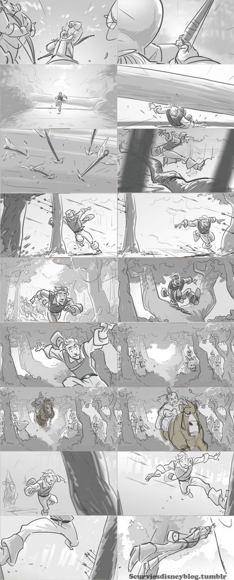 Storyboards © Tangled Draw Disney Characters, How To Draw Disney, Storyboard Examples, Storyboard Drawing, Storyboard Ideas, Draw Comics, Animation Characters, Storyboard Illustration, Animation Storyboard