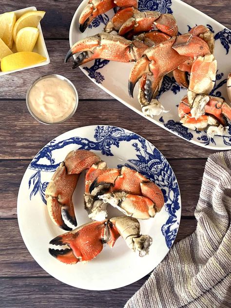 Jonah Crab Claws Recipe, Crab Claws Recipe, Crab Claw Recipes, Cajun Dipping Sauce, Maine Seafood, Crab Claws, Candied Bacon, Ocean Party, Luxury Food