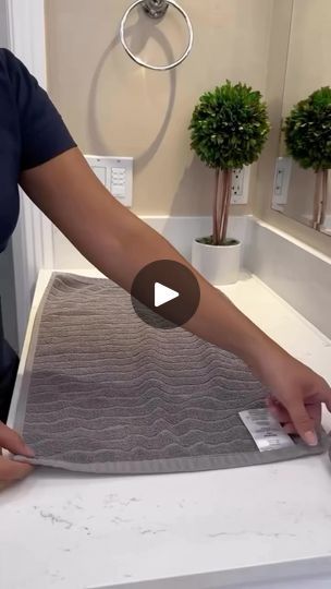 15K views · 13K reactions | Folding tip!!!
.
.
.
Credit: @waby_cleans 
#folding #bathroom #fold #towel #towels #ideas #bebefameh #organized #cleaneating | Glam HomeDesign | Forrest Frank & Connor Price · UP! Tp Folding, Fold Towels To Save Space, Folding Bath Towels, Bathroom Towels Display, Towel Folding Ideas, Forrest Frank, Connor Price, Fold Towels, Folding Fitted Sheets