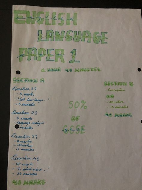 Aice English General Paper, Language Paper 1 Gcse, English Language Paper 1 Revision, English Language Gcse Revision, English Language Revision, Revision English, English Language Paper 1, Gcse Tips, School Work Organization