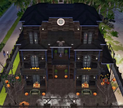 Halloween Special 2023 The Sims Mobile Old Victorian Houses, The Sims Mobile, Sims Mobile, Old Victorian Homes, Los Sims, Victorian Houses, Victorian Homes, Haunted House, A House