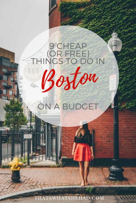 Boston Vacation, Things To Do In Boston, To Do In Boston, Massachusetts Travel, Boston Travel, Boston Things To Do, Budgeting Planner, Cheap Things To Do, New England Travel