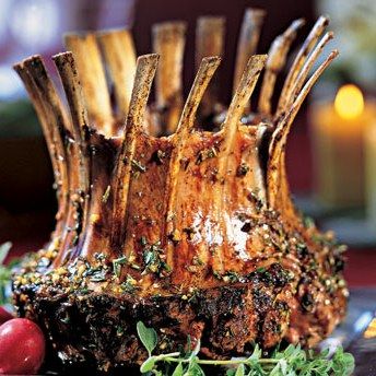 Crown Roast Of Pork, Oregano Recipes, Crown Roast, Rack Of Lamb, Lamb Roast, Lamb Recipes, Easter Dinner, Pork Roast, Christmas Dinner