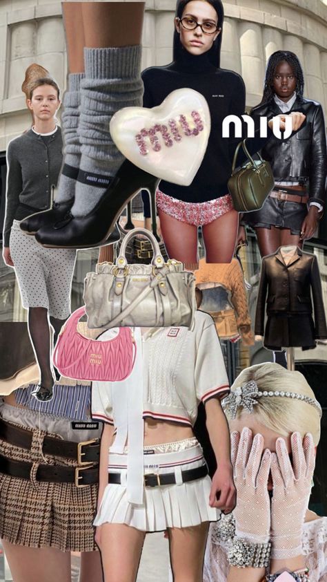 miu miu aesthetic collage Miu Miu Aesthetic, Gilmore Girls Seasons, Student Fashion, Aesthetic Collage, School Fashion, Fashion Books, Aesthetic Outfits, Outfits Aesthetic, Preppy Style