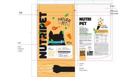 NutriPet – Wet Food for Cats – Packaging Of The World Cat Food Design, Cat Food Packaging, Dog Treat Packaging, Food For Cats, Treat Packaging, Snacks Packaging, Pet Food Packaging, Cat Food Brands, Pet Logo