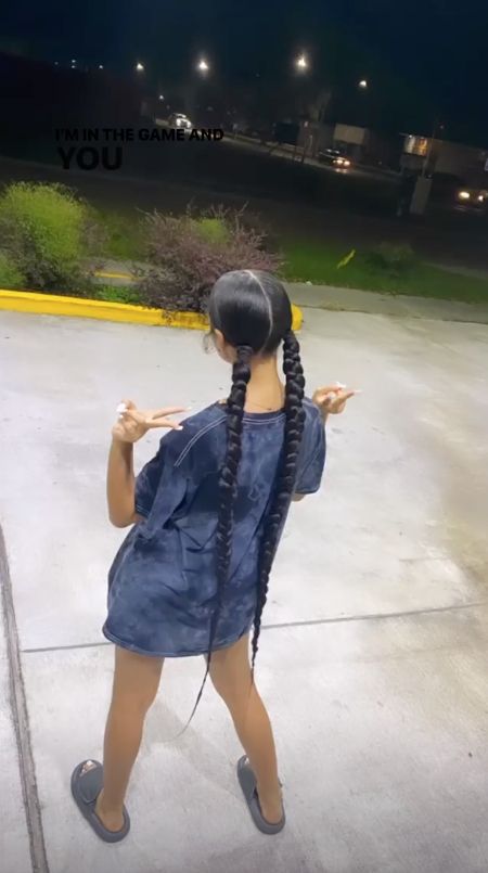 Slick Back Braided Pigtails, 2 Pigtail Braids With Weave, 2 Braids Pigtails, Two Pigtails Hairstyles Braids, Pigtails For Black Women, Pigtails With Weave, Two Low Braided Ponytails, Ponytail Braided Hairstyles, Two Braids Hairstyle Black Women