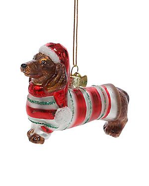 Buy Your Ornaments Now / Gilt Christmas Best Friend, Dachshund Ornament, Red Dachshund, Dog Xmas, Santa Suit, Santa Suits, Kurt Adler, Weiner Dog, Wiener Dog