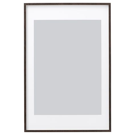 IKEA HOVSTA Dark Brown Frame Mosslanda Picture Ledge, Photo Frame Shop, Ribba Frame, Picture Ledge, Ikea Frames, Collage Picture Frames, Ikea Family, Brown Frame, Wall Frames